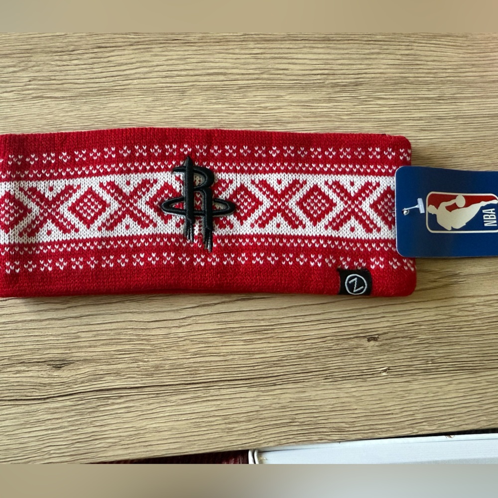 NBA Houston Rockets Red and White Hairband